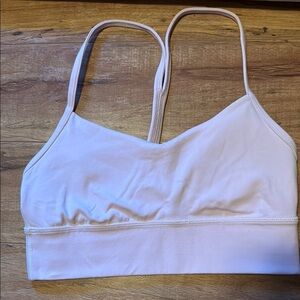 Women's Light Pink Flow Y Nulu Lululemon Bra